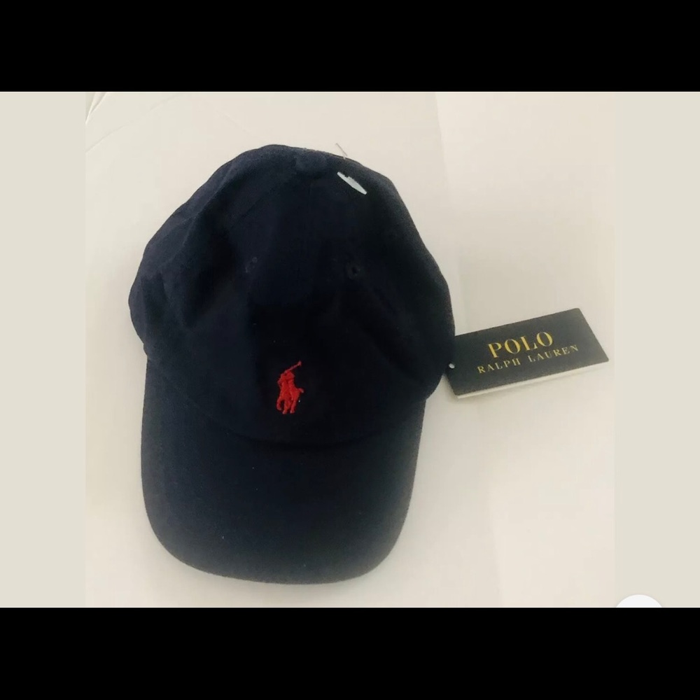 New Girl’s Ralph Lauren Polo Baseball Cap Navy Blue 2T- 4T - Picture 7 of 16